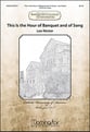 This Is the Hour and Banquet and Song SATB choral sheet music cover